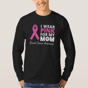 Camiseta Llevo Rosa Por Mi Mamá Cinta Amor Familiar Guerrer