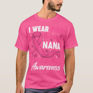 Camiseta Llevo Rosa por Mi Nana Conciencia del Cáncer de Ma