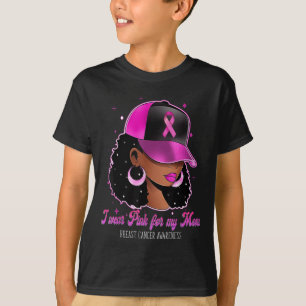 Camiseta Llevo Rosado Para Mi Mamá Concienciación Sobre El 