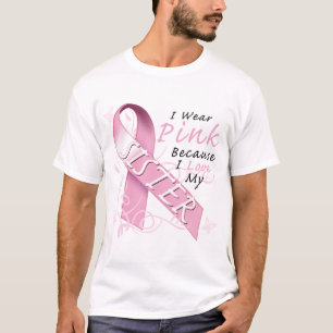 Camiseta Llevo rosado porque amo a mi hermana