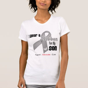 Camiseta Llevo una cinta gris para mi hijo