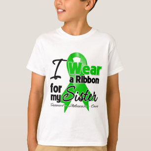Camiseta Llevo una cinta verde para mi hermana