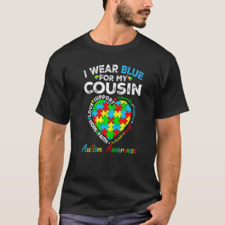 Camiseta Llevo Una Impresionante Conciencia De Autismo Azul