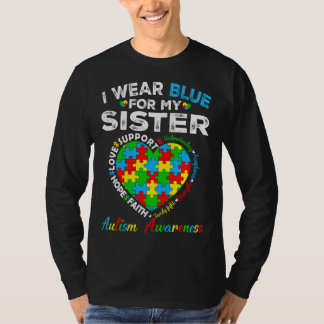 Camiseta Llevo Una Impresionante Conciencia De Autismo Azul