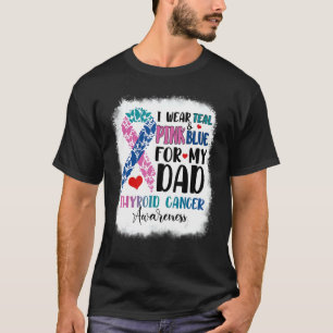 Camiseta Llevo Verde azulado Mes de Conciencia Tirroidea De