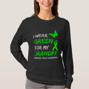 Camiseta Llevo Verde Por La Cinta De Parálisis Cerebral De 
