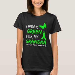 Camiseta Llevo Verde Por La Cinta De Parálisis Cerebral De 