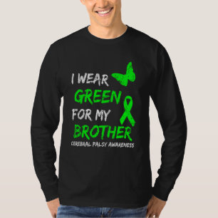 Camiseta Llevo Verde Por La Cinta De Parálisis Cerebral De