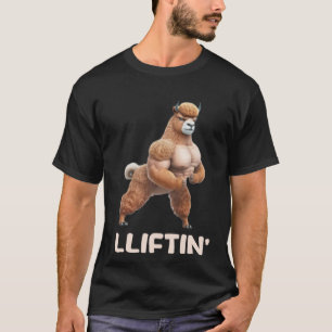 Camiseta Lliftin' Llama Halterofilia Gym Fitn
