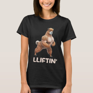 Camiseta Lliftin' Llama Halterofilia Gym Fitn