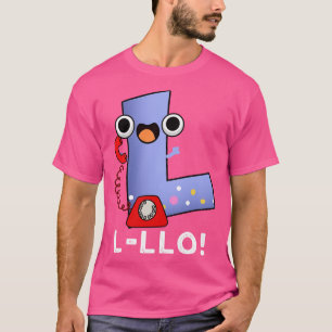Camiseta Lllo Gracioso Letra L Pun 1