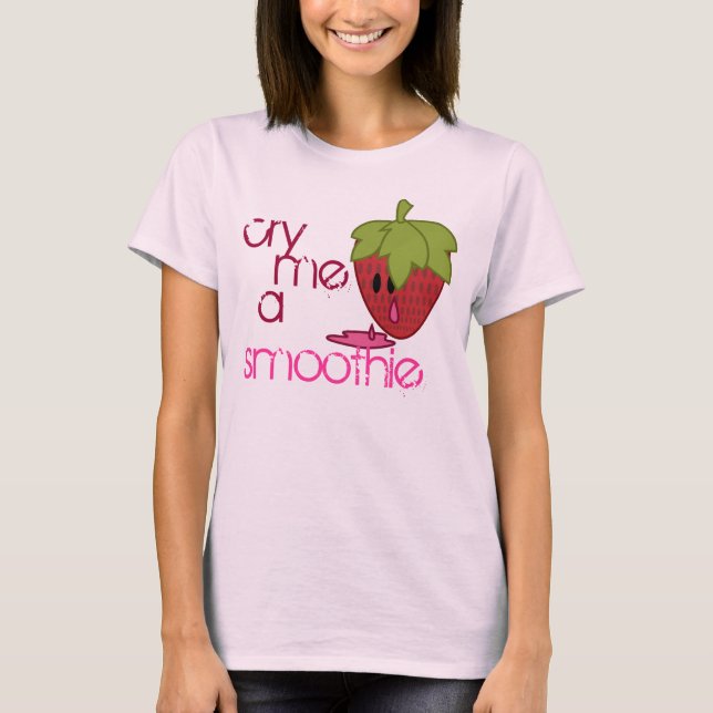 Camiseta Llora un Smoothie (Anverso)