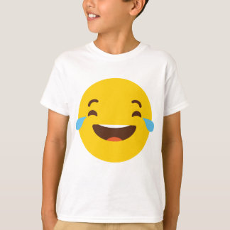 Camiseta Llorando con emoji risible