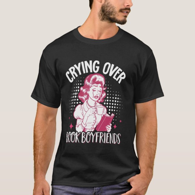 Camiseta Llorando por los amigos de libros (Anverso)