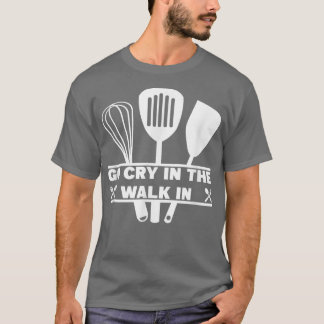 Camiseta Llorar En El Paseo En La Cocina Graciosa Del Chef