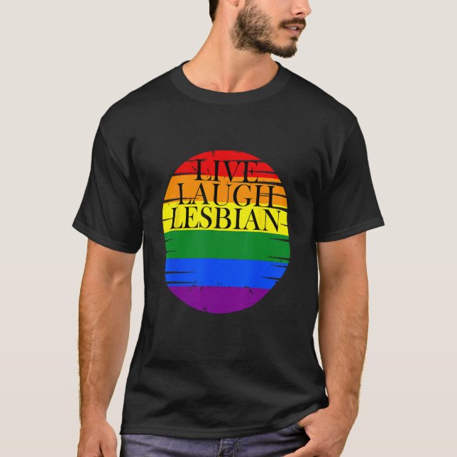 Camiseta Llorar en vivo el mes del Orgullo Lesbiano LGTB le (Anverso)