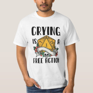 Camiseta Llorar es una acción libre