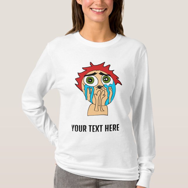 Camiseta llorar por amor (Anverso)