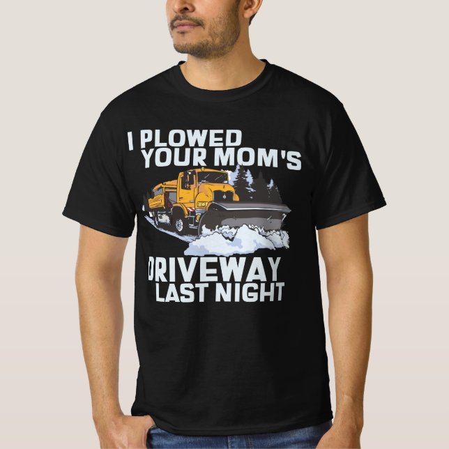 Camiseta Lloré la nieve de tu madre en la carretera (Anverso)