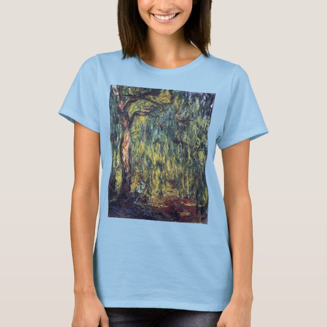 Camiseta Llovidos por Claude Monet, Bella Artes de la época (Anverso)