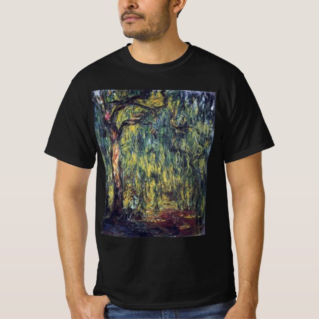 Camiseta Llovidos por Claude Monet, Bella Artes de la época (Anverso)