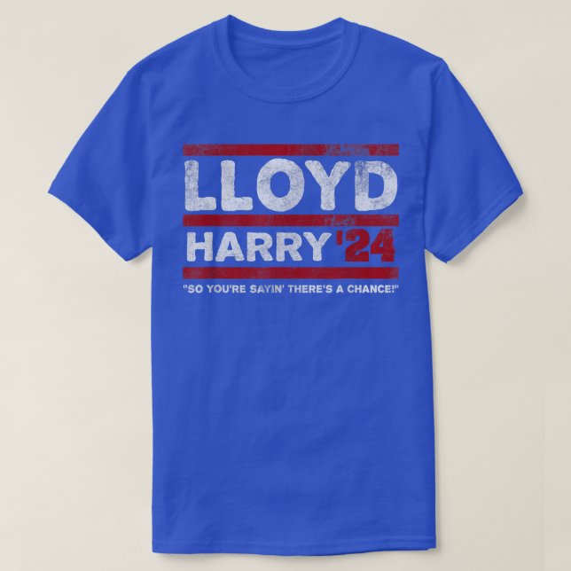 Camiseta Lloyd y Harry 2024 Campaña electoral tonta (Diseño del anverso)