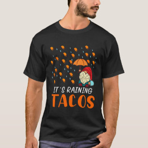 Camiseta Llueve el pronóstico del martes de tacón mexicano