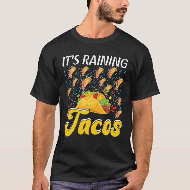 Camiseta Llueve el regalo de los niños Chicas de Tacos grac (Anverso)