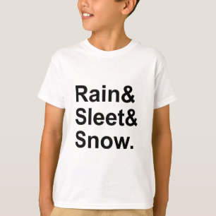 Camiseta Lluvia Aguanieve Nieve   Condiciones Meteorológica