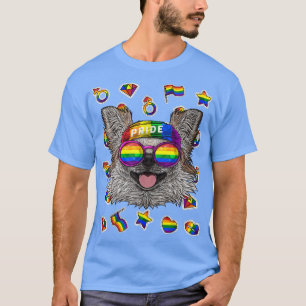Camiseta Lluvia arcoiris del mes del orgullo gay LGBT Chihu