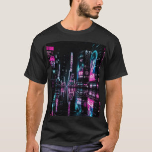 Camiseta Lluvia ciberpunk