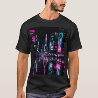 Camiseta Lluvia ciberpunk