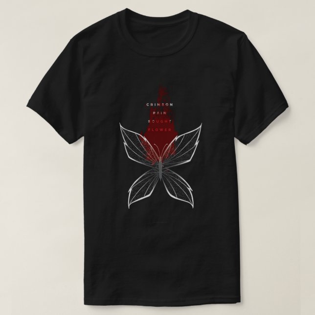 Camiseta Lluvia Crimson Buscando Flor [1] De Heaven Officia (Diseño del anverso)