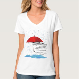 Camiseta Lluvia de hechos alternativos Nano V-Neck T-Shirt