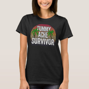 Camiseta Lluvia de sobrevivientes de tummy ache Chicas de S