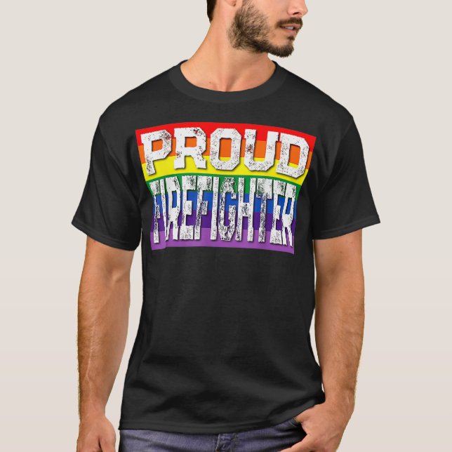 Camiseta Lluvia del orgullo gay por el incendio LGBTQ  (Anverso)