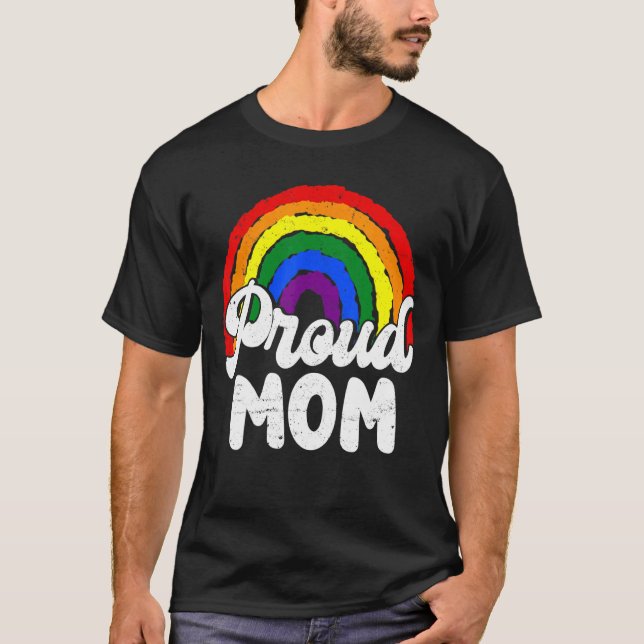 Camiseta Lluvia en el Día de la Madre Gay Lgbtq (Anverso)