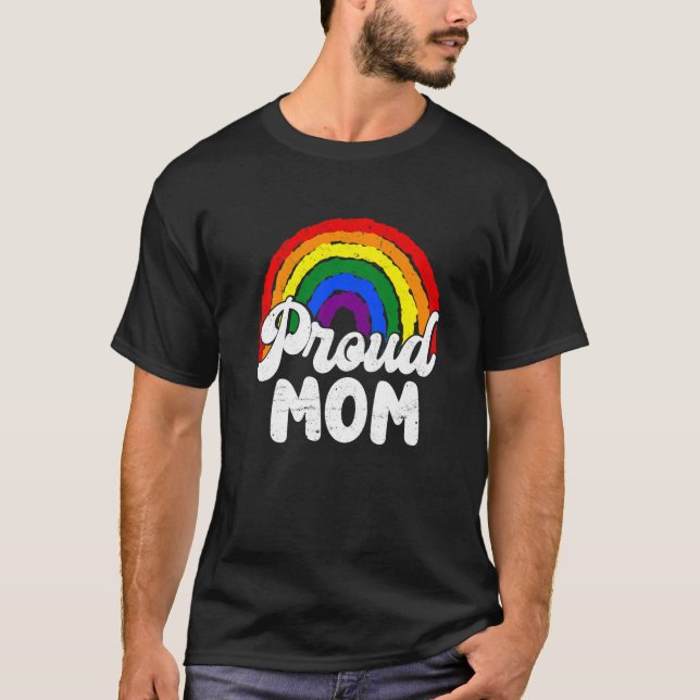 Camiseta Lluvia en el Día de la Madre Gay Lgbtq (Anverso)