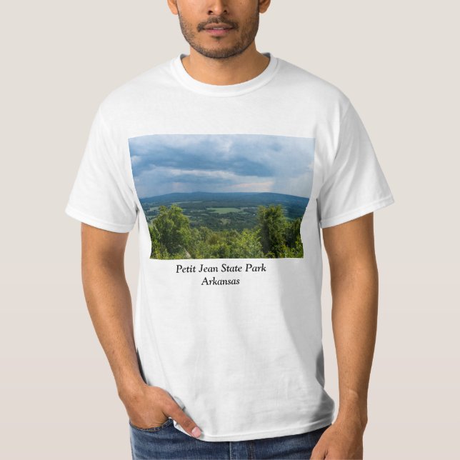 Camiseta Lluvia Llegando Al Petit Jean (Anverso)