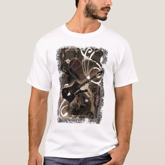Camiseta lluvia negra (Anverso)