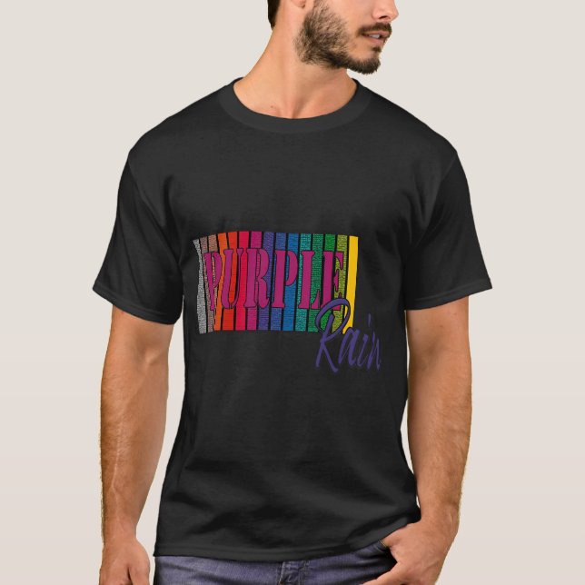 CAMISETA LLUVIA PURPURA (Anverso)