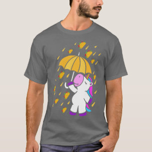 Camiseta Lluvia Tacos Unicorn Cinco De Mayo Comida Mexicana