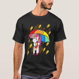 Camiseta Lluvia Tacos Unicornio Paraguas Cinco De Mayo 1