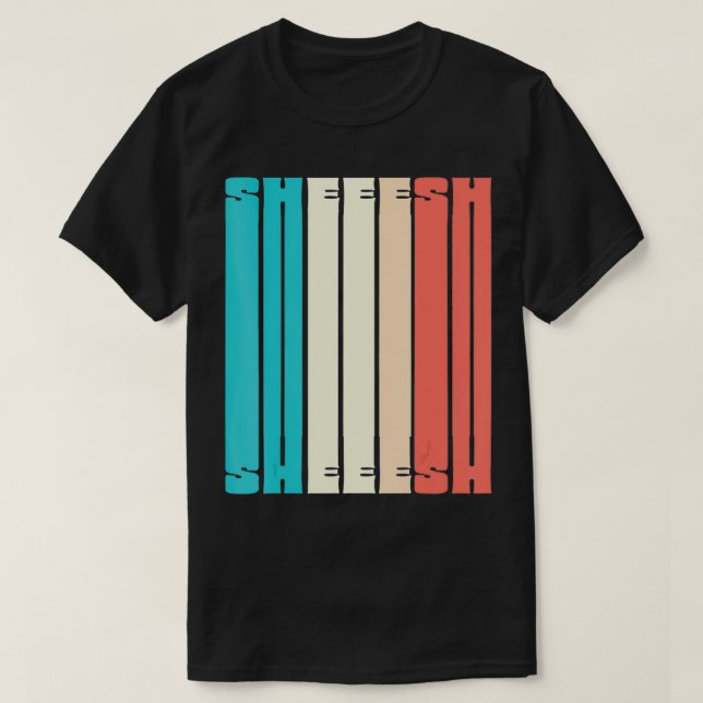 Camiseta Lluvia vintage de Sheesh, exclamación divertida de (Diseño del anverso)