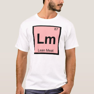 Camiseta Lm - Símbolo de la Tabla Periódica de Química de C