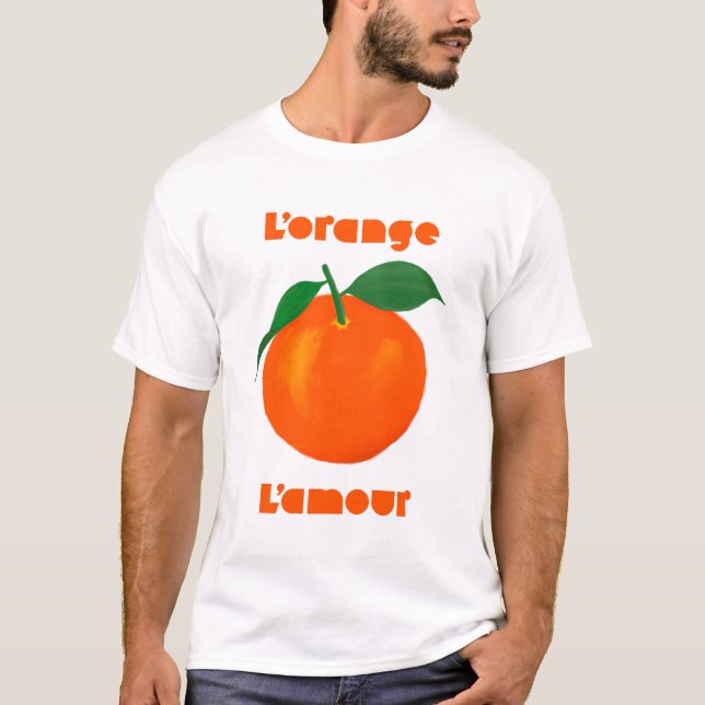 Camiseta L'Naranja El amor (Anverso)