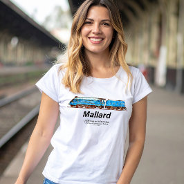 Camiseta LNER Clase A4 4468 Mallard - Loco de Vapor Más Ráp