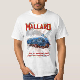 Camiseta LNER Clase A4 Locomotora Mallard bandera de la Uni