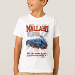 Camiseta LNER Clase A4 Locomotora Mallard bandera de la Uni