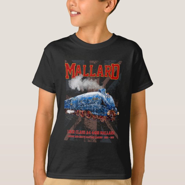 Camiseta LNER Clase A4 Locomotora Mallard bandera de la Uni (Anverso)